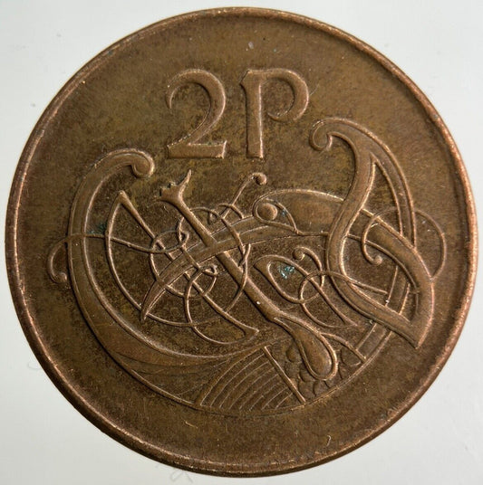 1990 Irish 2p Two-Pence Coin | Fine Collectable Grade