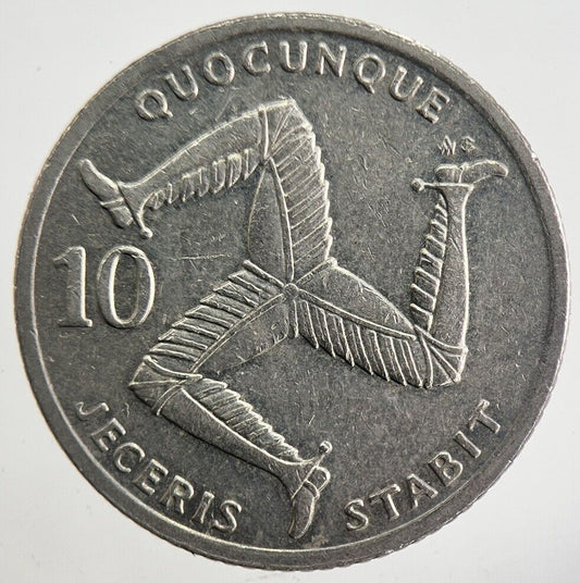 1992 Isle of Man 5p 5 Pence Coin | Very High Grade | a4811