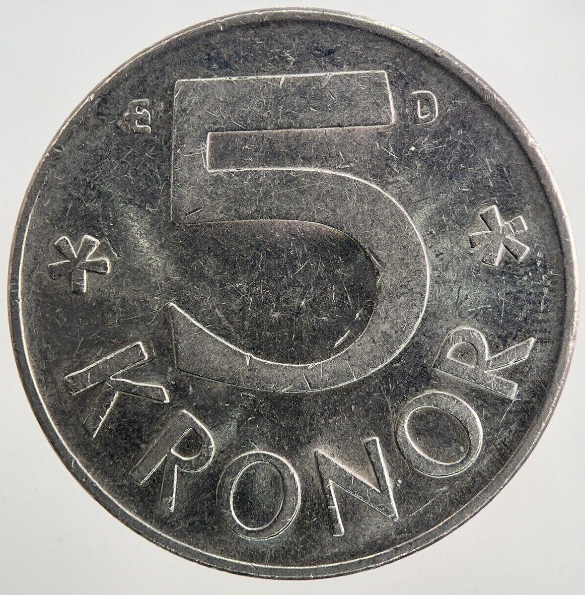 1991 Sweden 5 Kronor Coin | Very High Grade
