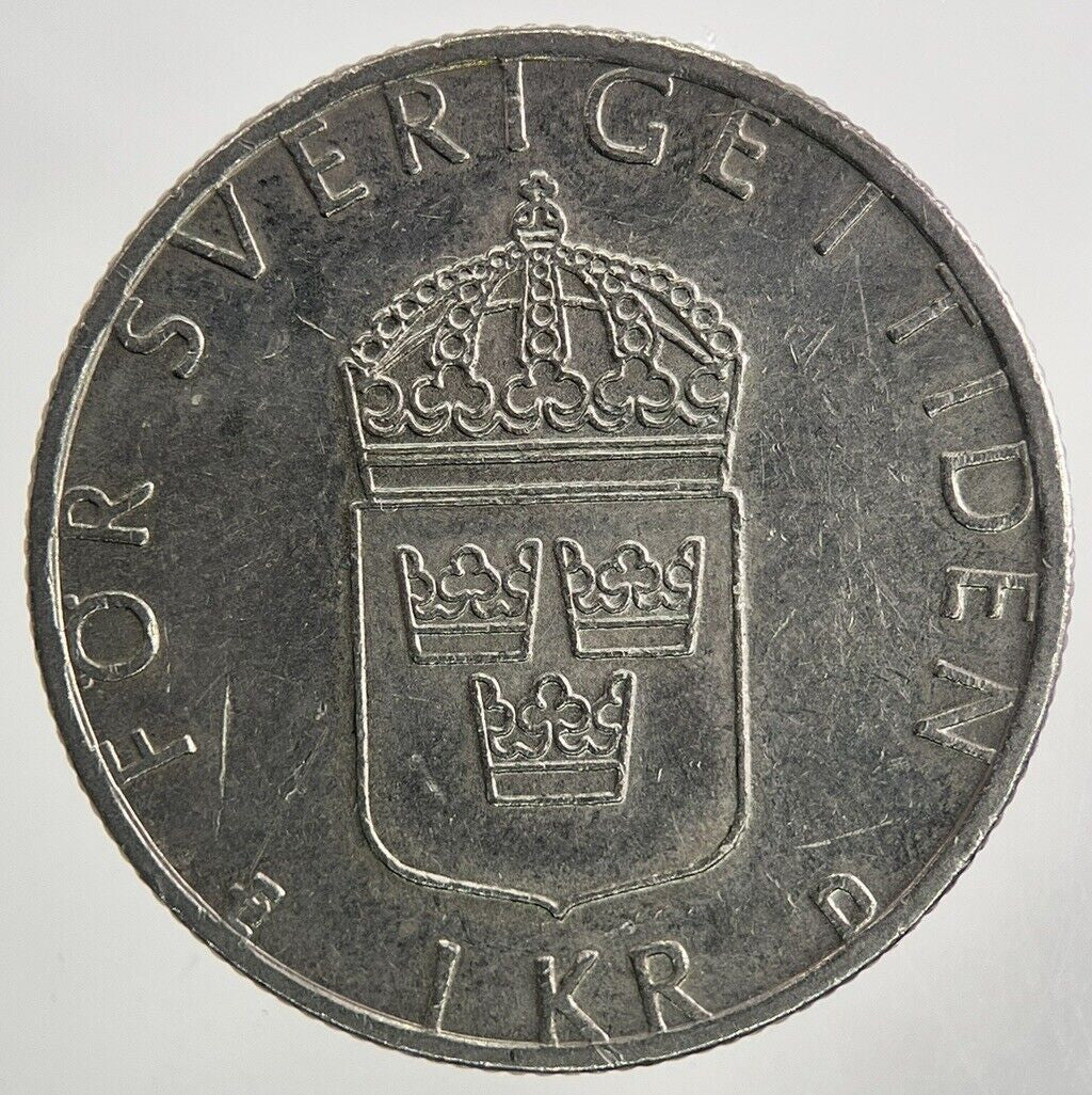 1992 Sweden 1 Krona Coin | Very High Grade