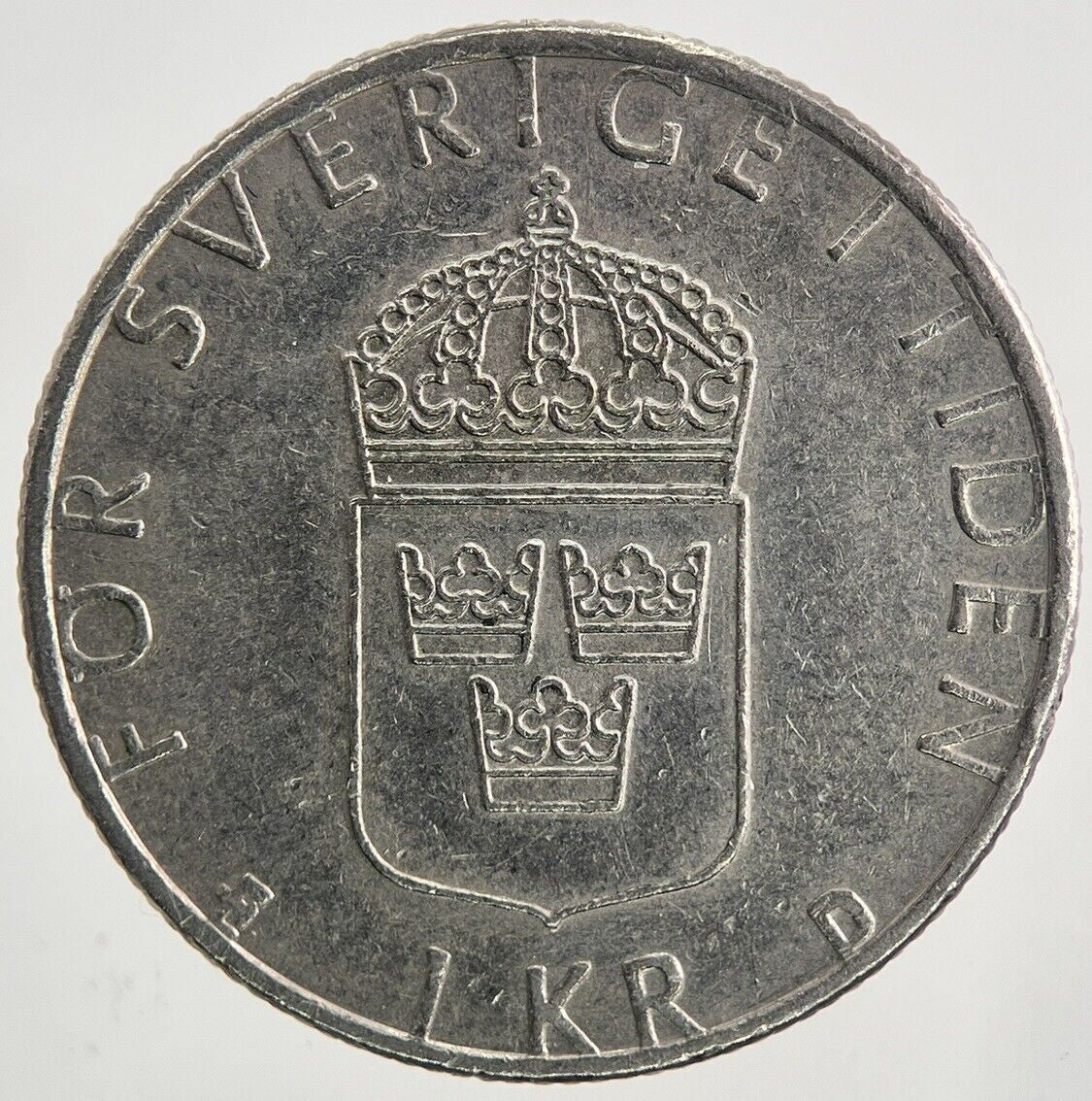 1991 Sweden 1 Krona Coin | Very High Grade