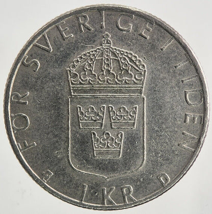1991 Sweden 1 Krona Coin | Very High Grade