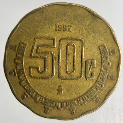 1992 Mexico 50 Centavos Coin | Collectable Grade