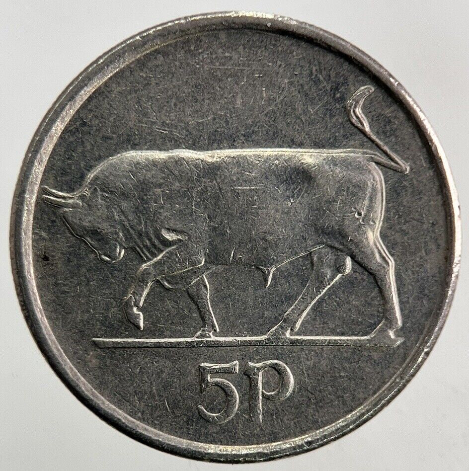 1992 Irish 5p Five-Pence Coin | Fine Collectable Grade