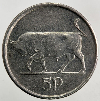1992 Irish 5p Five-Pence Coin | Fine Collectable Grade