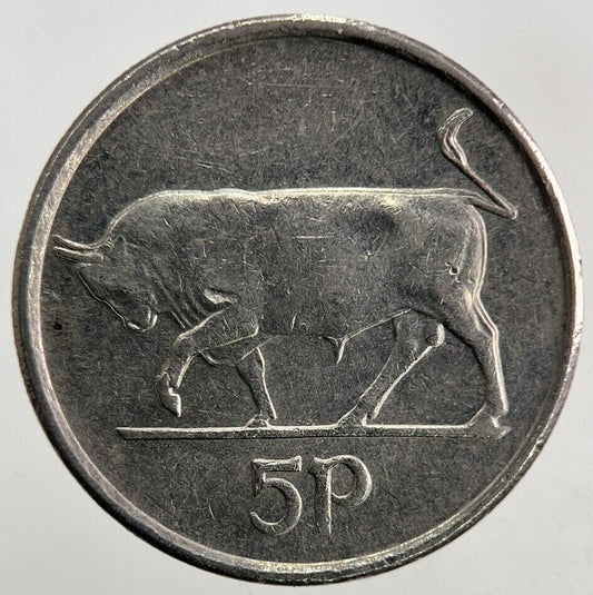 1992 Irish 5p Five-Pence Coin | Fine Collectable Grade