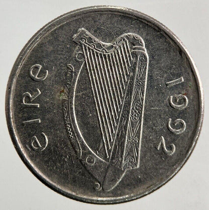 1992 Irish 5p Five-Pence Coin | Fine Collectable Grade