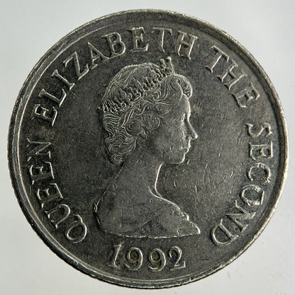 1992 Jersey 10p Ten-Pence Coin | Fine Collectable Grade