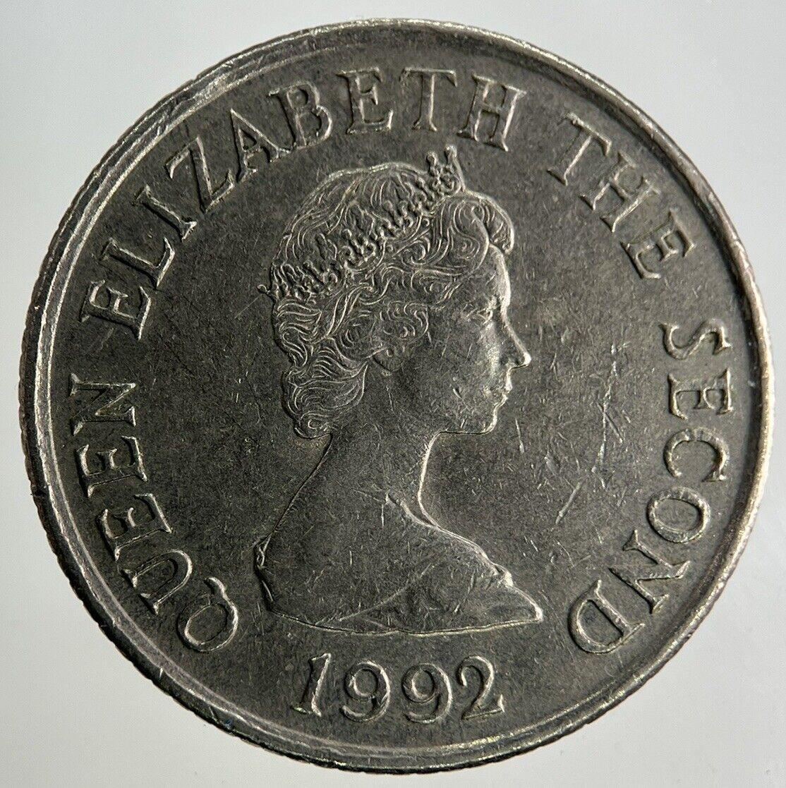 1992 Jersey 10p Ten-Pence Coin | Fine Collectable Grade