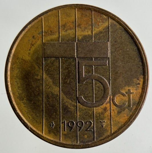 1992 Netherlands 5 Cents Coin | Fine Collectable Grade