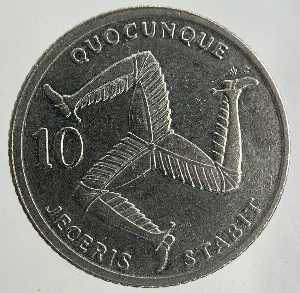 1992 Isle Of Man 10p Ten-Pence Coin | Fine Collectable Grade