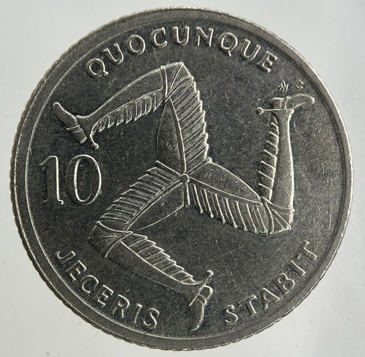 1992 Isle Of Man 10p Ten-Pence Coin | Fine Collectable Grade