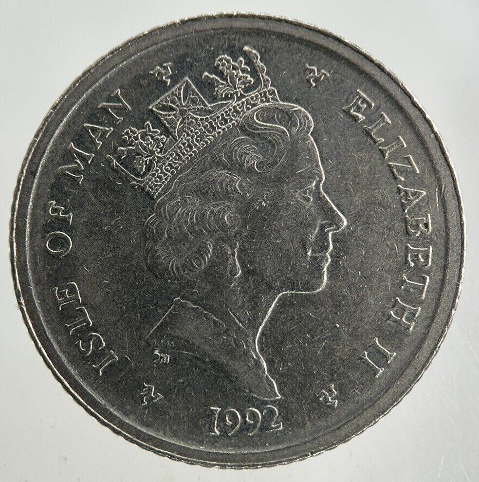 1992 Isle Of Man 10p Ten-Pence Coin | Fine Collectable Grade