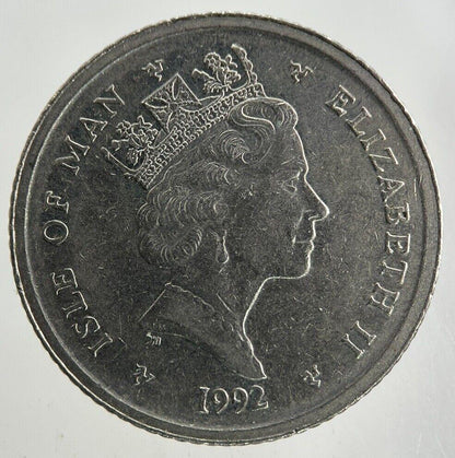1992 Isle Of Man 10p Ten-Pence Coin | Fine Collectable Grade