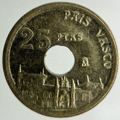 1993 Spain 25 Pesetas Coin | Fine Collectable Grade