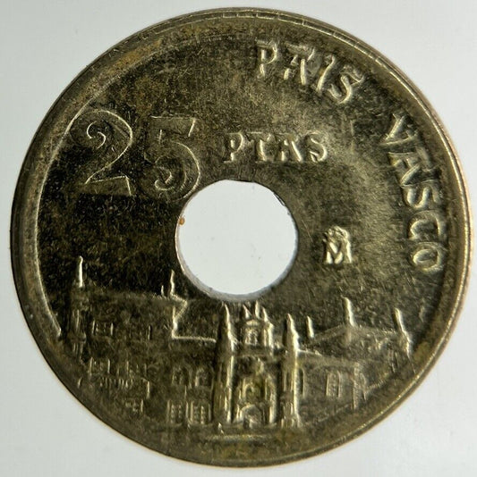 1993 Spain 25 Pesetas Coin | Fine Collectable Grade