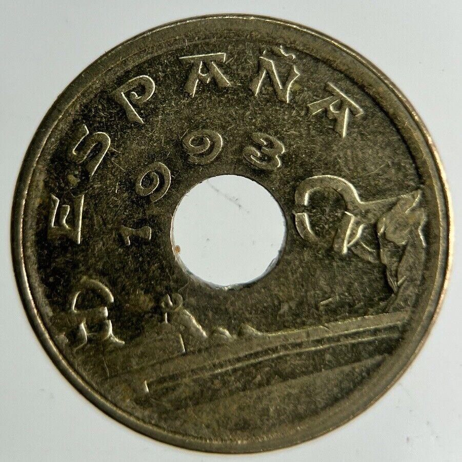 1993 Spain 25 Pesetas Coin | Fine Collectable Grade
