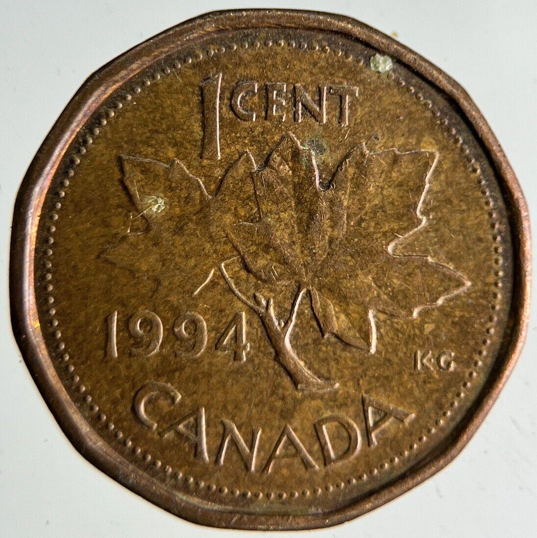 1994 Canada 1 One Cent Coin | Fine Collectable Grade
