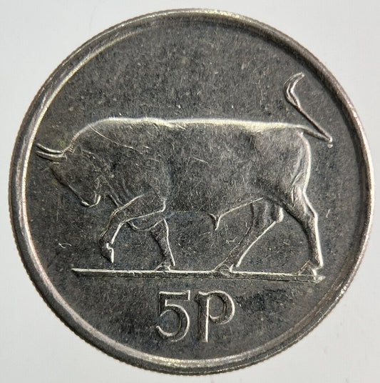 1993 Irish 5p Five-Pence Coin | Fine Collectable Grade