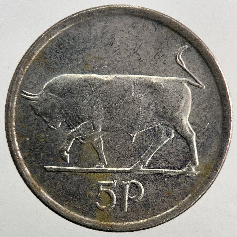 1993 Irish 5p Five-Pence Coin | Fine Collectable Grade