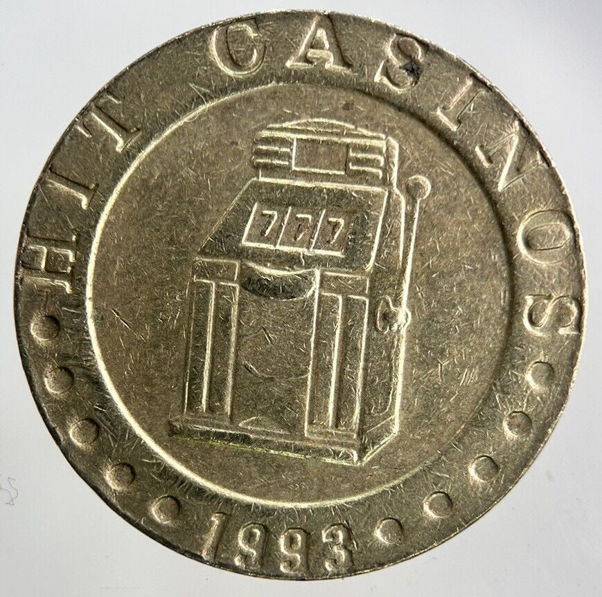1993 US USA Hit Casinos Nova Gorica Token Coin | Fine Collectable Grade