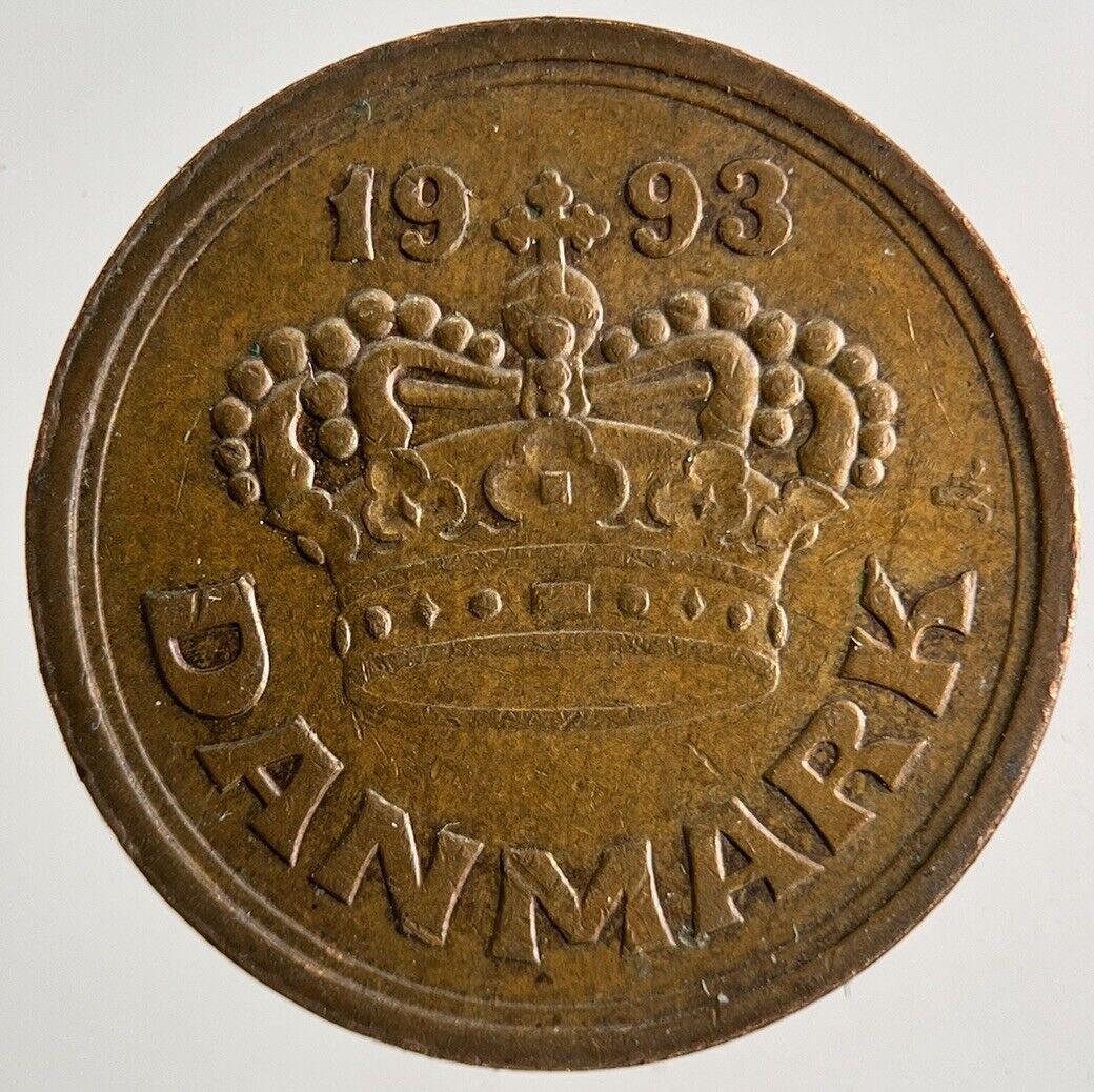 1993 Denmark 50 Ore Coin | Fine Collectable Grade
