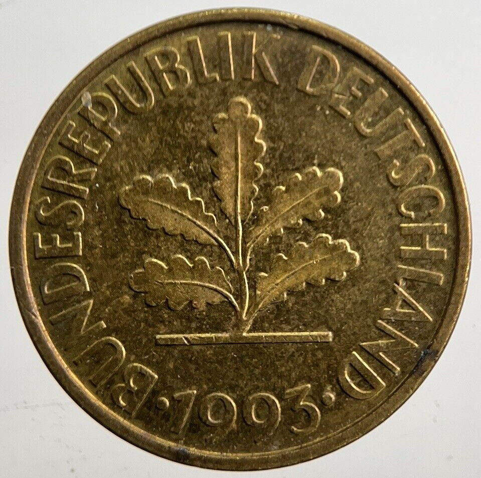 1993 Germany 10 Pfennig Coin | Very High Grade | a4938