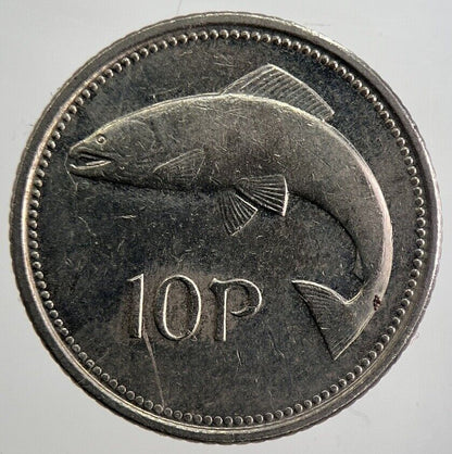 1993 Irish 10p 10 Ten-Pence Coin | Very High Grade | a7034