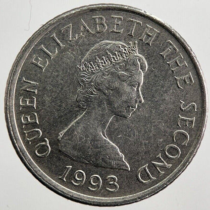 1993 Jersey 5p 5 Five-Pence Coin | Very High Grade | a4982