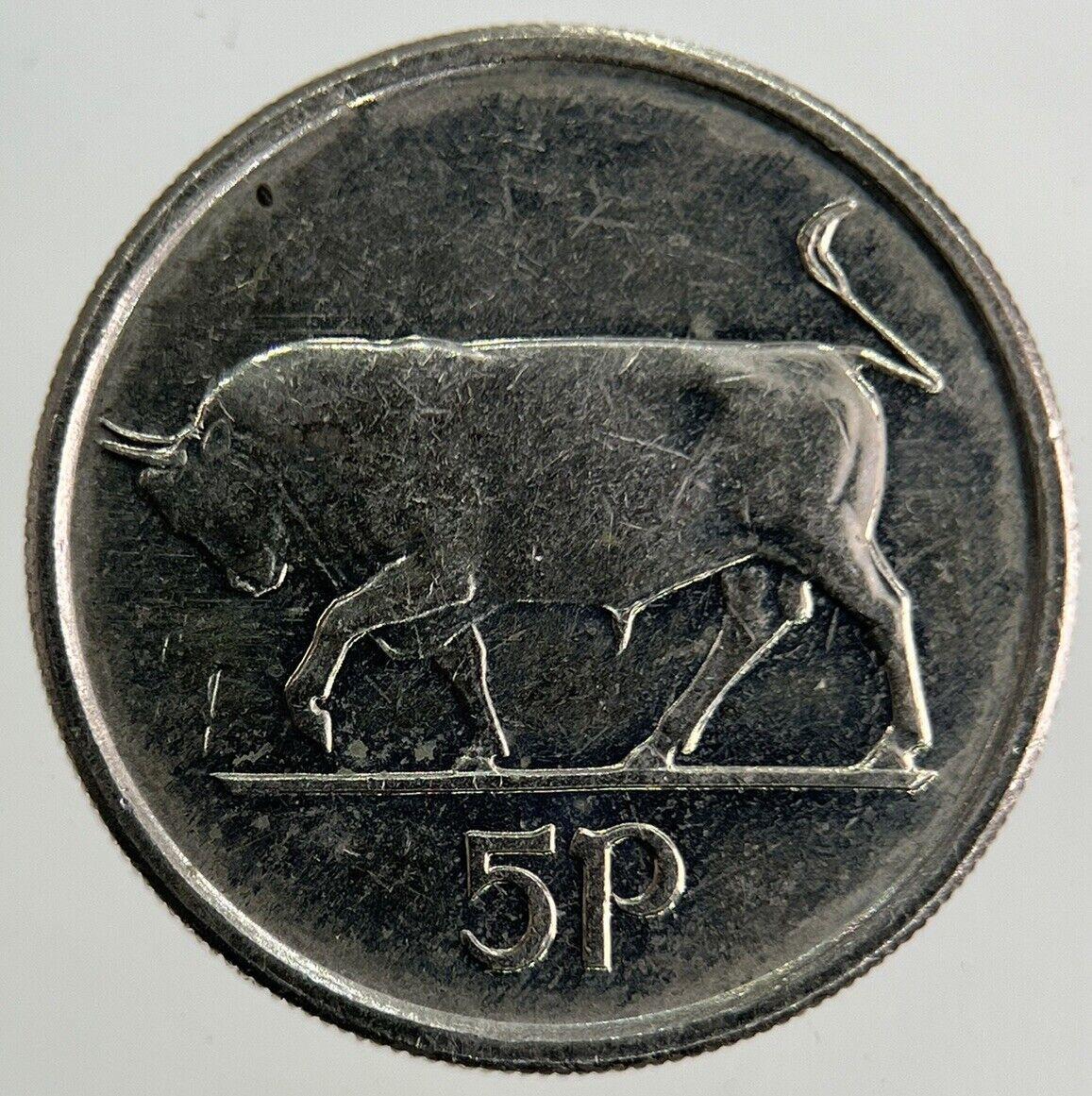 1993 Irish 5p Five-Pence Coin | Fine Collectable Grade