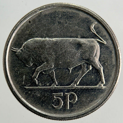 1993 Irish 5p Five-Pence Coin | Fine Collectable Grade