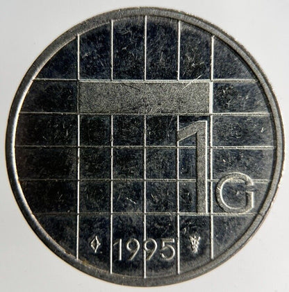 1995 Netherlands 1 Gulden Coin | Fine Collectable Grade