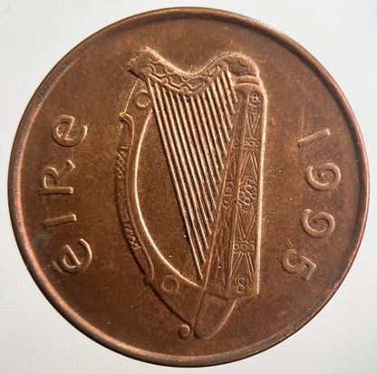 1995 Irish 2p 2 Two Pence Coin | Very High Grade | a7763