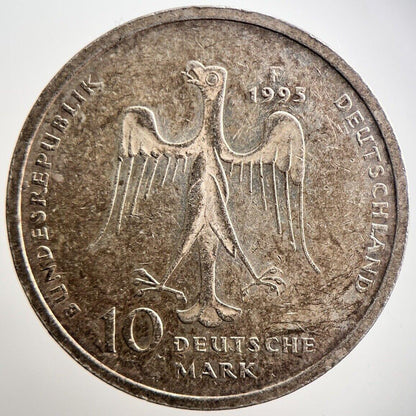 1995 Germany 10 Mark Silver Coin | Collectable Grade | a3547