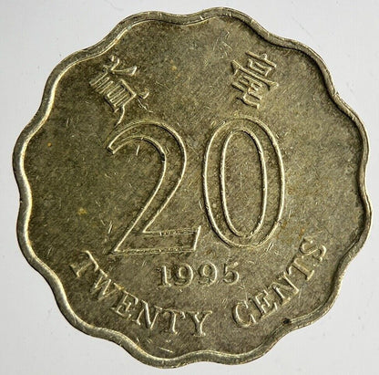 1995 Hong Kong 20 Cents Coin | Fine Collectable Grade
