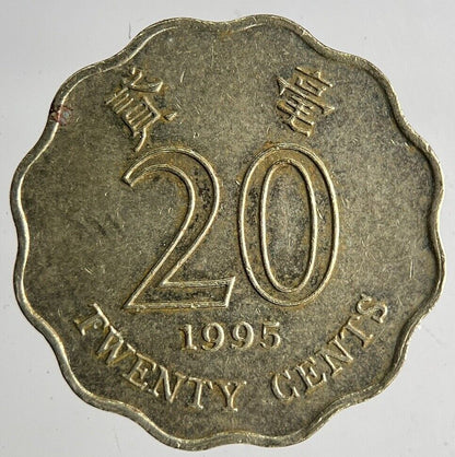 1995 Hong Kong 20 Cents Coin | Fine Collectable Grade