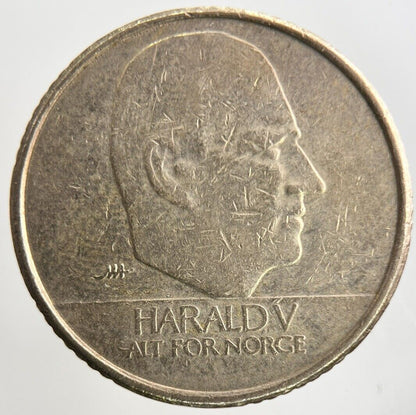 1995 Norway 10 Kroner Coin | Fine Collectable Grade