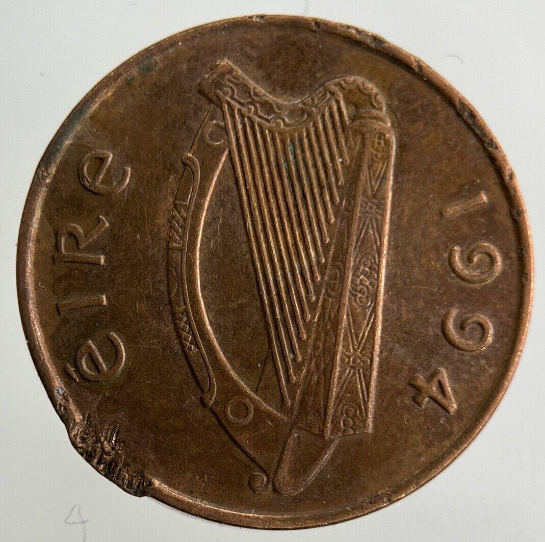 1994 Irish 1p One-Pence Coin | Fine Collectable Grade