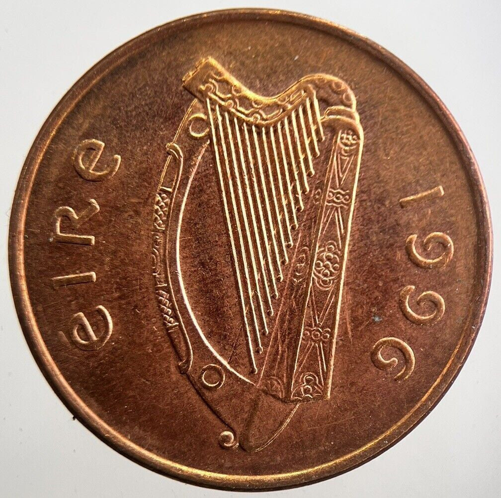 1996 Irish 2p 2 Two Pence Coin | Very High Grade | a7764