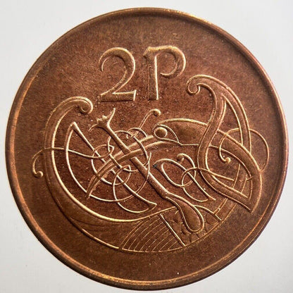 1996 Irish 2p 2 Two Pence Coin | Very High Grade | a7764
