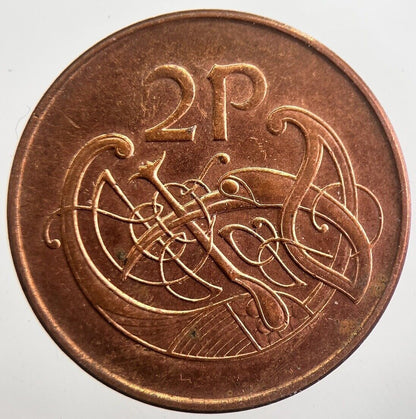 1996 Irish 2p 2 Two Pence Coin | Very High Grade | a7762