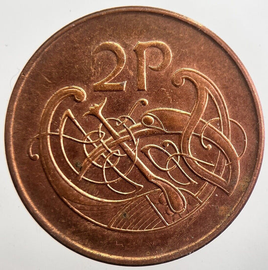 1996 Irish 2p 2 Two Pence Coin | Very High Grade | a7762