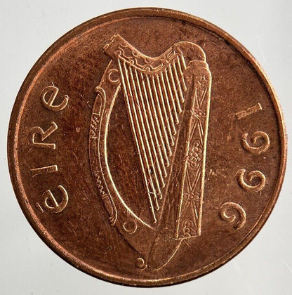 1996 Irish 1p One-Pence Coin | Fine Collectable Grade
