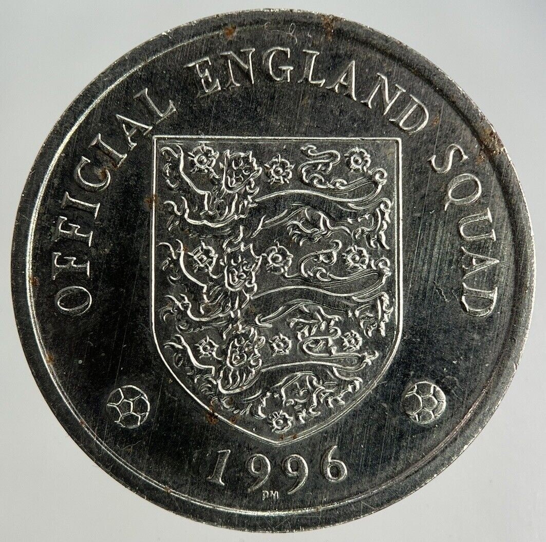 1996 England Football David Platt Midfield Token Coin | Fine Collectable Grade