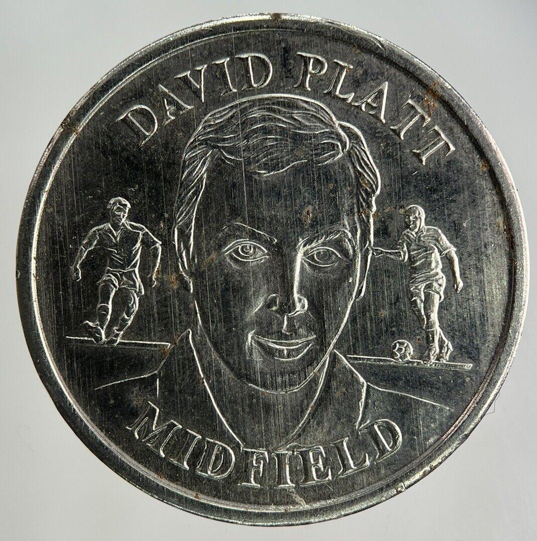 1996 England Football David Platt Midfield Token Coin | Fine Collectable Grade