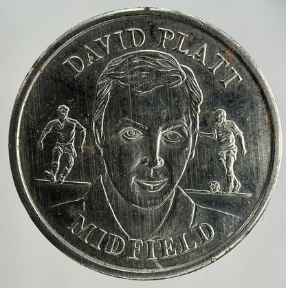 1996 England Football David Platt Midfield Token Coin | Fine Collectable Grade