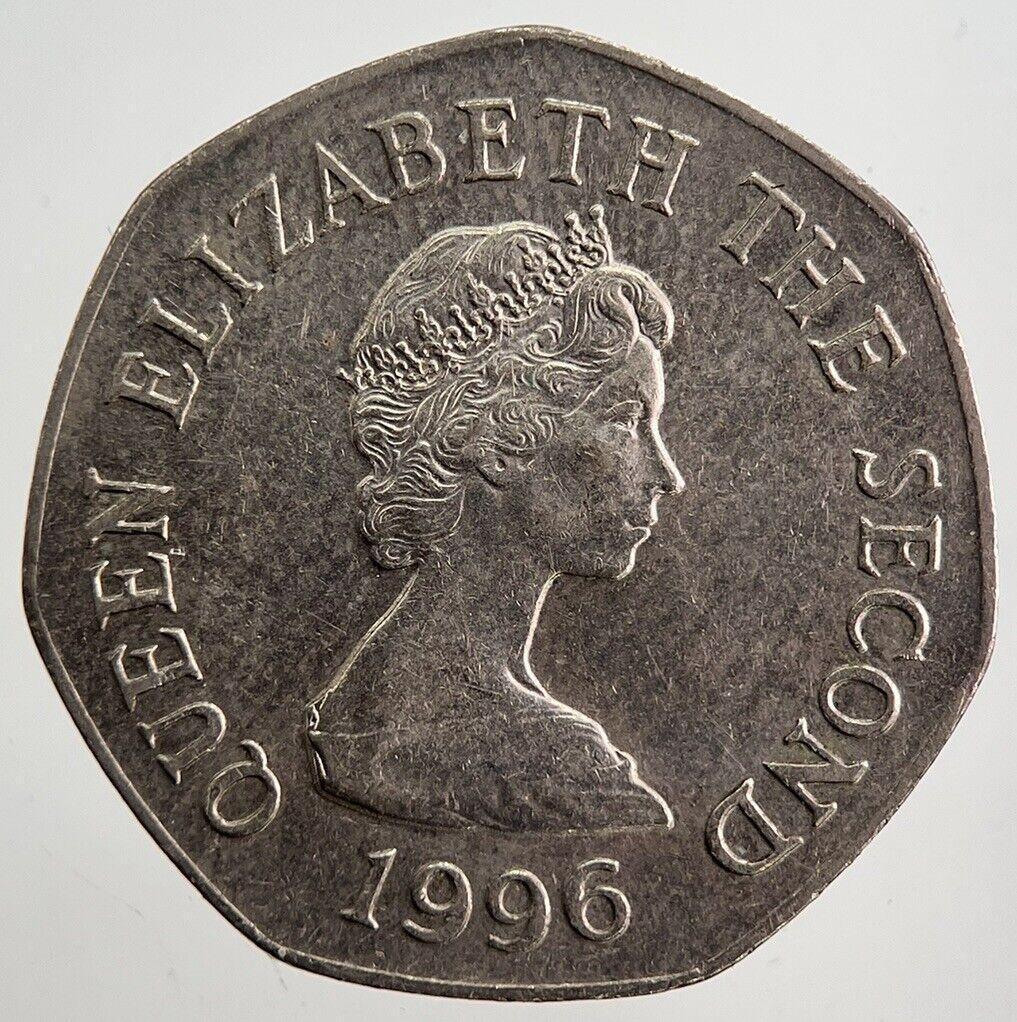 1996 Jersey 20p 20 Twenty-Pence Coin | Very High Grade | a4986