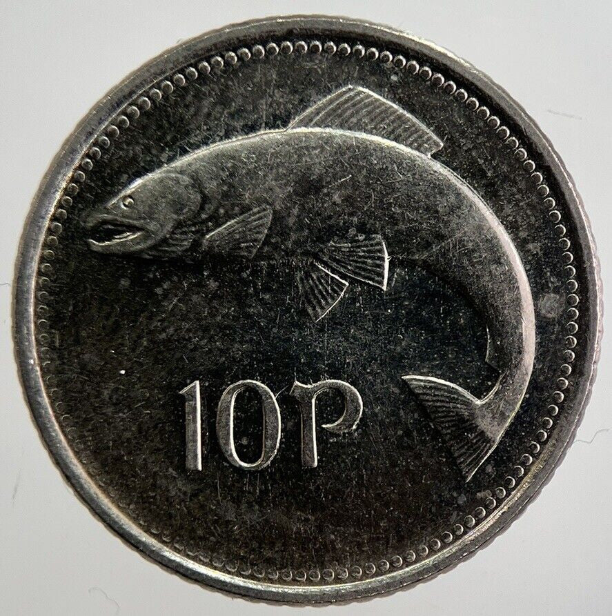 1996 Irish 10p 10 Ten-Pence Coin | Very High Grade | a7035