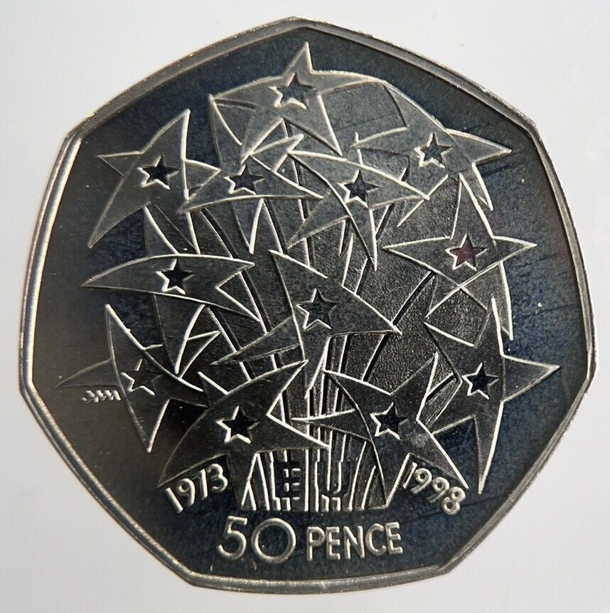 1998 Elizabeth II 50 Pence 50p British Coin | Very High Grade | a4454