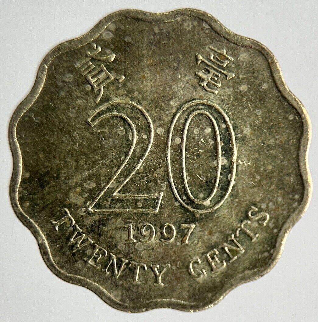 1997 Hong Kong 20 Cents Coin | Fine Collectable Grade